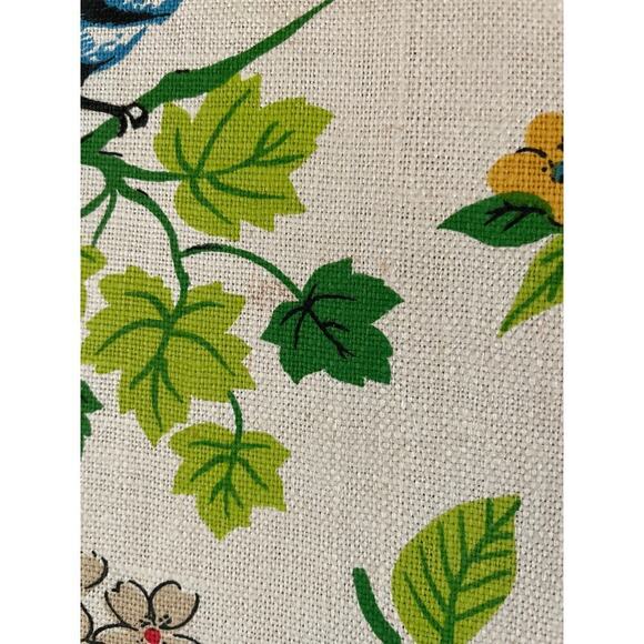 Beautiful Vintage Linen Tea Towel/Wall Hanger.Kitchen.Calendar.1978.Birds.bright - Picture 4 of 4